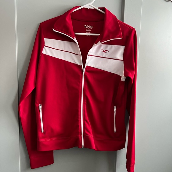 Red track jacket by Vanity, size L - Picture 4 of 4